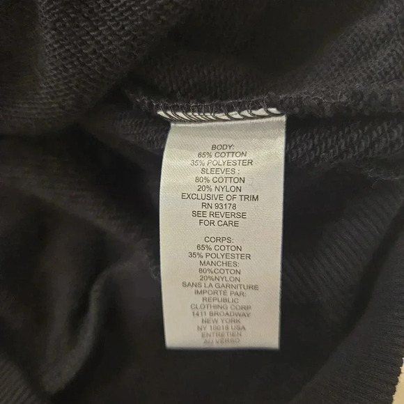 NWT Truth By Republic Balloon Sleeve Knit Sweater Black White Size Small Womens - Picture 3 of 9